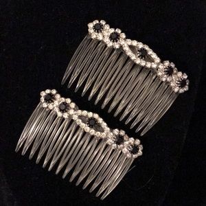 Rhinestone hair combs